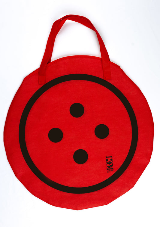Red Button Bag